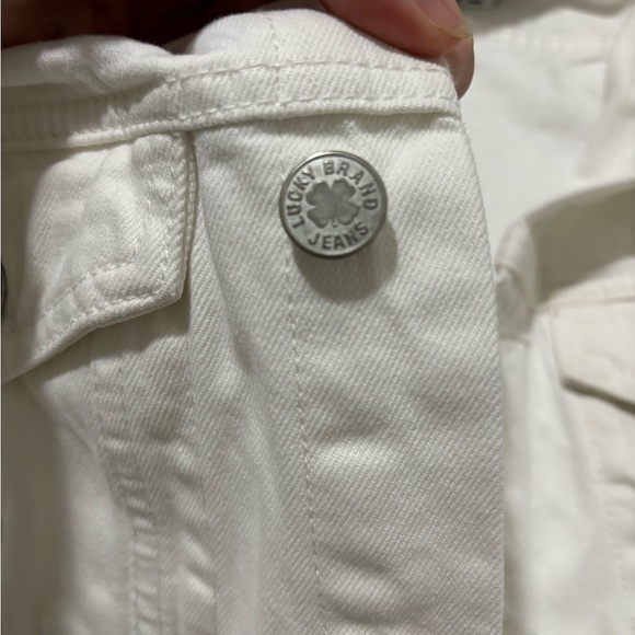 White Denim Lucky Jean Jacket - Picture 2 of 5